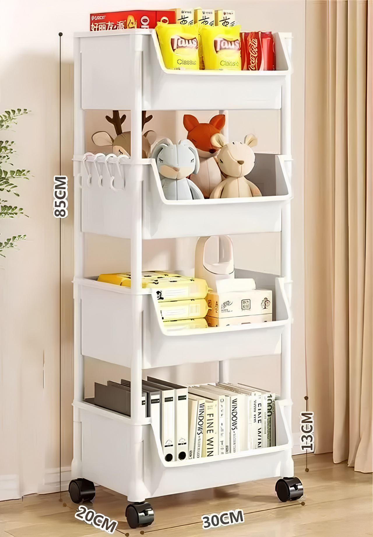 Multi Tier Storage Shelf